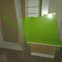 تخت بچه بدون تشک وبدون پیچ درحد خیلی نو