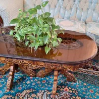 مبل و میز ناهاری خوری سلطنتی با مبل راحتی|مبلمان خانگی و میز عسلی|بابل, |دیوار