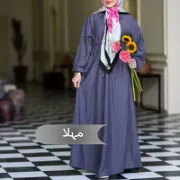 مانتو عبایی زنانه مشکی مجلسی کد (wqm)|لباس|گنبد کاووس, |دیوار
