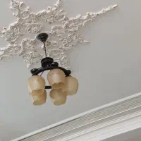 لوستر چشمه نور پنج شعله