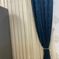 پرده و والن و کتیبه فیروزه ای