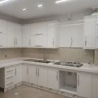 کابینت بدنه MDF درب هایگلاس (صفر) با صفحه کورین|مصالح و تجهیزات ساختمان|رشت, کاکتوس|دیوار