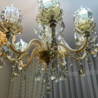 لوستر ۸ شعله کریستالی