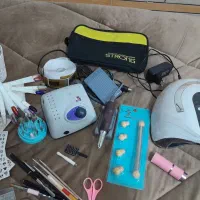 وسایل کامل کاشت ناخن|آرایشی، بهداشتی، درمانی|خمینی‌شهر, |دیوار