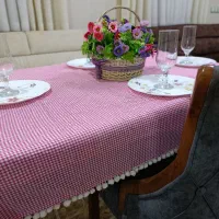 سفره های چهارخانه رومیزی