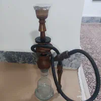 قلیان طرح تارژان از چوب گردو فول آببندی