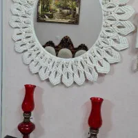 آینه مکرومه بافی