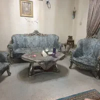 مبل نه نفره سلطنتی همراه با میر ناهار خوری 8 نفره،|مبلمان خانگی و میز عسلی|اهواز, نیوساید|دیوار