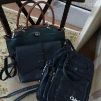 کیف دوشی زنانه جادار5عددسالم