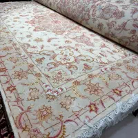 فرش خطیبی جفت شش متر %90 مشابه رج 45 کم کارکرده