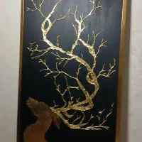 تابلوی دکوراتیو برجسته ورق طلا