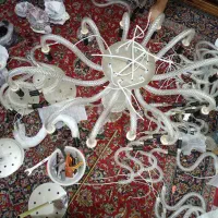 لوستر باکارات ۱۰شاخه کریستالی|لوستر و چراغ آویز|تهران, صفاییه (چشمه علی)|دیوار