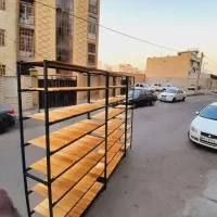 قفسه طبقاتی چوبی