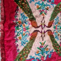 روکوسنی مخمل قدیمی|پرده، رانر، رومیزی|رشت, چله خانه|دیوار