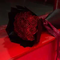 دسته گل روبانی