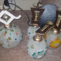 لوستر حبابی تک شاخه و ۳ شاخه