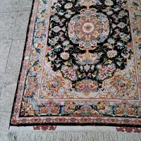 زرونیم چله ابریشم|فرش|تبریز, |دیوار