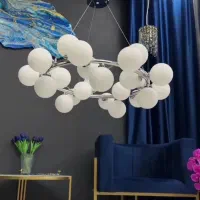 لوستر مدرن خاص طلا آینه مبل اسپرت