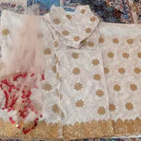 لباس محلی نباتی نگین آبی