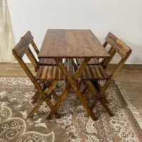 میز و صندلی چوبی ، تعداد نامحدود قابل سفارش