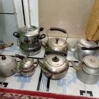 حراج قوری کتری قدیمی سالم و جنس عالی استیل برنج|حراج|اصفهان, شیخ اشراق|دیوار