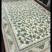 فرش سبز زیبا