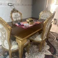 میز ناهار خوری ۴ نفره چوب راش اصل|میز و صندلی غذاخوری|تهران, افسریه جنوبی|دیوار