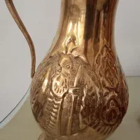 سماور گازی برنج با قوری .پارچ.سینی وکاسه|سماور، چای‌ساز، قهوه‌ساز|کرمانشاه, |دیوار