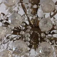 لوستر درجه یک ریخته گری برنزی هشت پره|لوستر و چراغ آویز|فردیس, فردیس|دیوار