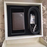 ست کیف پول و کمربند چرم مشهد