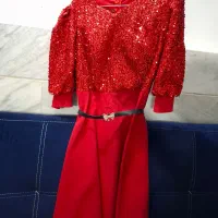 لباس مجلسی پولکی قیامدشت|لباس|خاوران, |دیوار