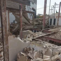 تخریب ساختمان بتنی کلنگی فلزی وغیره