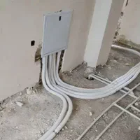 کلیه خدمات برق ساختمان . سیم‌کشی . کلید پریز|خدمات پیشه و مهارت|رودسر, |دیوار