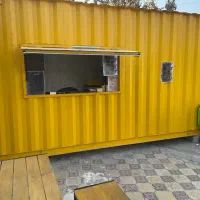 دو عدد کانکس کافه و فست فود با تمامی تجهیزات|کافی‌شاپ و رستوران|رودهن, |دیوار