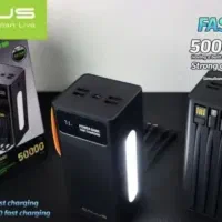 پاوربانک کالوس50هزار22/5wفست شارژ با چندین خروجی