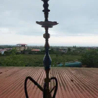 قلیون برنجی مینا کاری