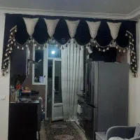 والان پرده قهوه ای شاین دار درحدنو|پرده، رانر، رومیزی|تهران, کیانشهر|دیوار