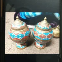 شکلات خوری و قندون برنجی