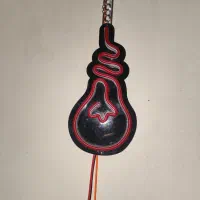 نعون رنگ قرمز با آدابتور برق