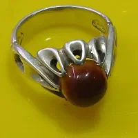 انگشتر‌ تهرانی عقیق سه پوست