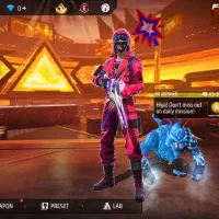 اکانت فری فایر طاق با کلاف