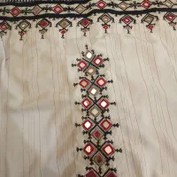 سوزندوزی لباس شال