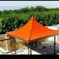 شیروانی آلاچیق پلی کربنات سایبان بارونگیر|خدمات پیشه و مهارت|کاشان, صنعت|دیوار