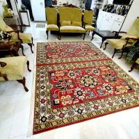 ۲ تخته فرش ۶ متری ساوین کاشان طرح دستبافت|فرش|کرج, ساماندهی|دیوار