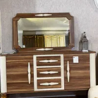 آینه کنسول انزو شکلاتی مجموعه تخفیفی زرین