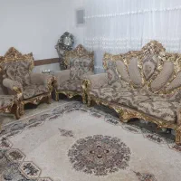 مبل 9 نفره سالم طلاکوب