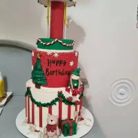 ماکت کیک کریسمسی