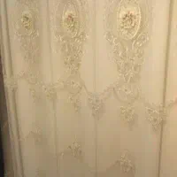 پرده گل برجسته