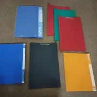 تعدادی کلربوک کاغذ رنگی کاغذ A5 و کاور