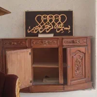 کنسول چوب گردو  و کمد